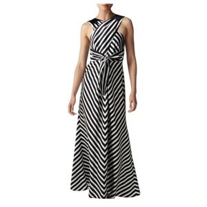NEW Christopher John Rogers X J.Crew cross-front maxi dress in stripe
